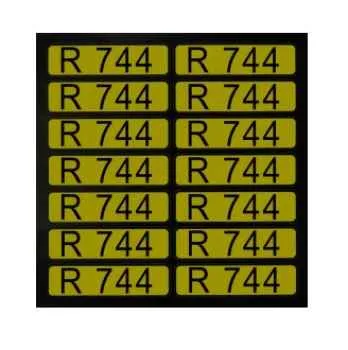 Aufkleber für Richtungspfeile R744 (1 Satz = 14 St.)