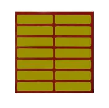 Aufkleber für Richtungspfeile brennbar neutral (1 Satz = 14 St.) brennbar