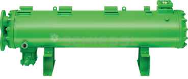 Bitzer Bündelrohr-Verflüssiger K123H-2/4 Pass Anschluß f.Stadtwasser