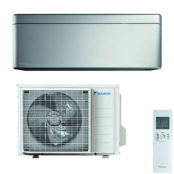 DAIKIN Stylish FTXA20BS+RXA20A9 Wandgerät R32 SILBER - 2.0 kW