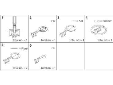 Danfoss Reparatur Kit f. EVRA/EVRS 15 032F2331