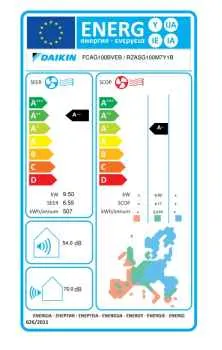 Daikin R-32 Roundflow Zwischendeckengerät FCAG100B + RZASG100MY1 - 9,50 kW Daikin R-32 Roundflow Zwischendeckengerät FCAG100B + RZASG100MY1 - 9,50 kW