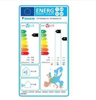 Daikin FTXTM30M+RXTM30N Wandgerät Perfera Cold Region 3.0 kW