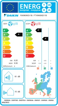 DAIKIN Germany FTXM60A + RXM60A Wandgerät Perfera (5 Jahre Garantie) 6,0 kW