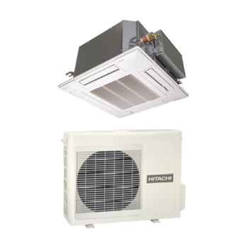 HITACHI 4-Wege-Kassettengerät LC RAI-35RPE + RAC-35NPE Deckengerät-Set - 4,8 kW