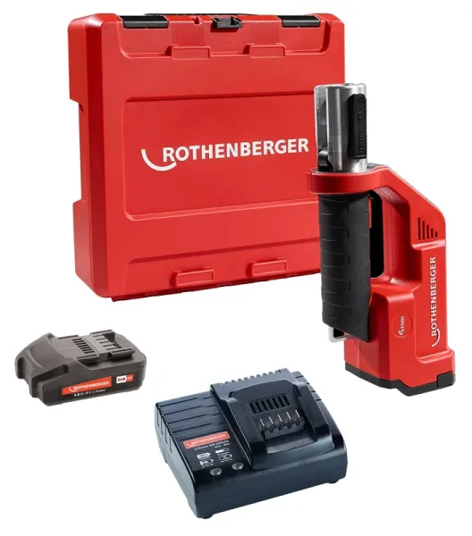 Rothenberger Presswerkzeug ROMAX Compact TT m. Akku 2Ah/Ladegerät