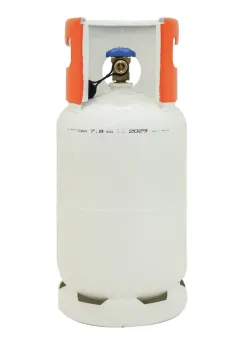 Recycling-Stahlflasche Kaufflasche 12,5L 48bar f. brennbare KM A2/A2L