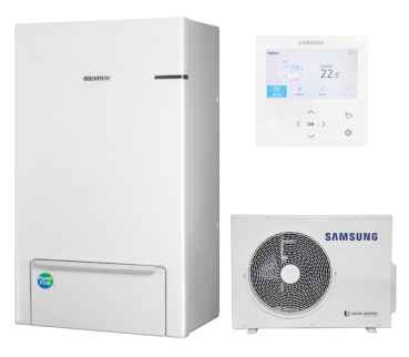 SAMSUNG Split 6kW m. Wall-Mounted Hydro Unit Wärmepumpe