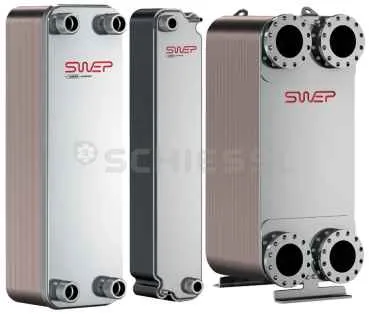 SWEP Plattenwärmetauscher 42bar B10THx10/1P-SC-M 2x28Löt+2x1"&22Löt