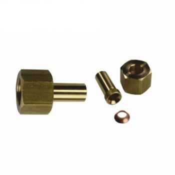 Lötadapter mit Messinganschluss 10 mm - 3/8""SAE-5/8""UNF
