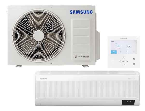 SAMSUNG BAC Wind-Free Wandgerät Set Kühlen 2.6 kW | Heizen 3.3 kW AC026TNXDK KB