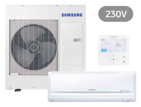 SAMSUNG BAC REGULAR Wandg. Set Kühlen 9.5 kW | Heizen 10.8 kW  AC100RNTD KB + 230 V