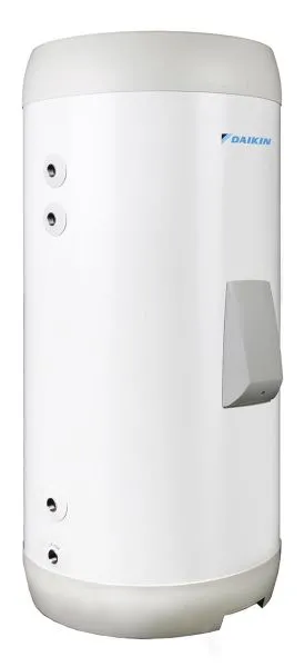 DAIKIN EKHWSP-D3V3, 200 LiterTrinkwasserspeicherDAIKIN Trinkwasserspeicher 200 lEKHWSP200D3V3Trinkwasserspeicher aus Edelstahl mit200 l Volumen.Inklusive Fühler, Umschaltventil und 3kW Reserveheizung.Anodenfrei durch Passivierung.