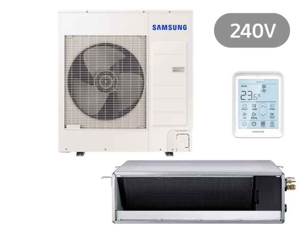 SAMSUNG BAC Kanaleinbaugerät Set Kühlen 13.4 kW | Heizen 15.5 kW AC140RNMDK SH10N 240V