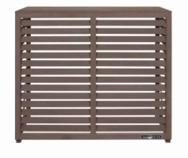 WPC Schutzgehäuse für Ausseneinheiten S 1050x495x830 mm, Walnuss grau WPC Schutzgehäuse für Ausseneinheiten S 1050x495x830 mm, Walnuss grau