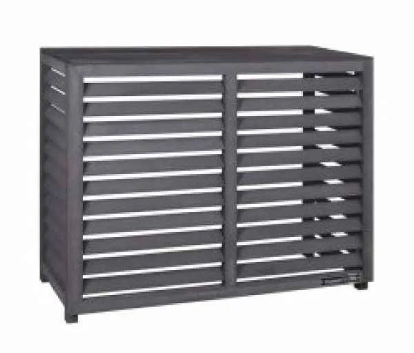 WPC Schutzgehäuse für Ausseneinheiten S 1050x495x830 mm, Anthrazit WPC Schutzgehäuse für Ausseneinheiten S 1050x495x830 mm, Anthrazit