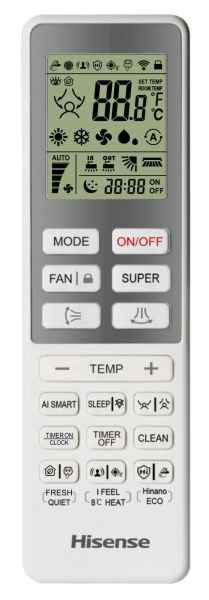 Hisense Energy Pro X schwarz Wandgerät-Set QH50BV0BG + AS50BV0EW - 5,0 kW