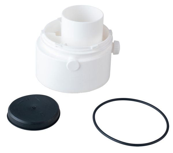 Reduzier-PrüfadapterDoppelwandig, DN 60/100 auf DN 80/125Doppelwandiger Reduzier-PrüfadapterEKHY090717Für DAIKIN Altherma Hybrid WärmepumpenReduzierstück von DN 80/125 auf DN60/100.