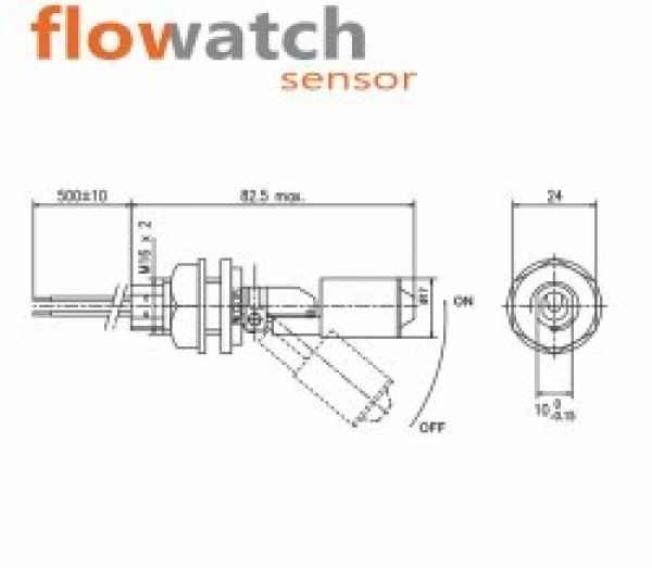 Siccom Flüssigkeitssensor DHMCFA5360, horizontal