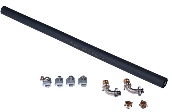 Kollektor-Reihenverbinder, CON RVPfür Drain-Back, 2 Koll-Reihen verbindenDAIKIN Kollektor-Reihenverbinder, CONRVPTyp: 162035-RTXVerbindungs-Set zum Verbindenzweier Kollektorreihen übereinander.Bestehend aus Kollektormontage-material, P