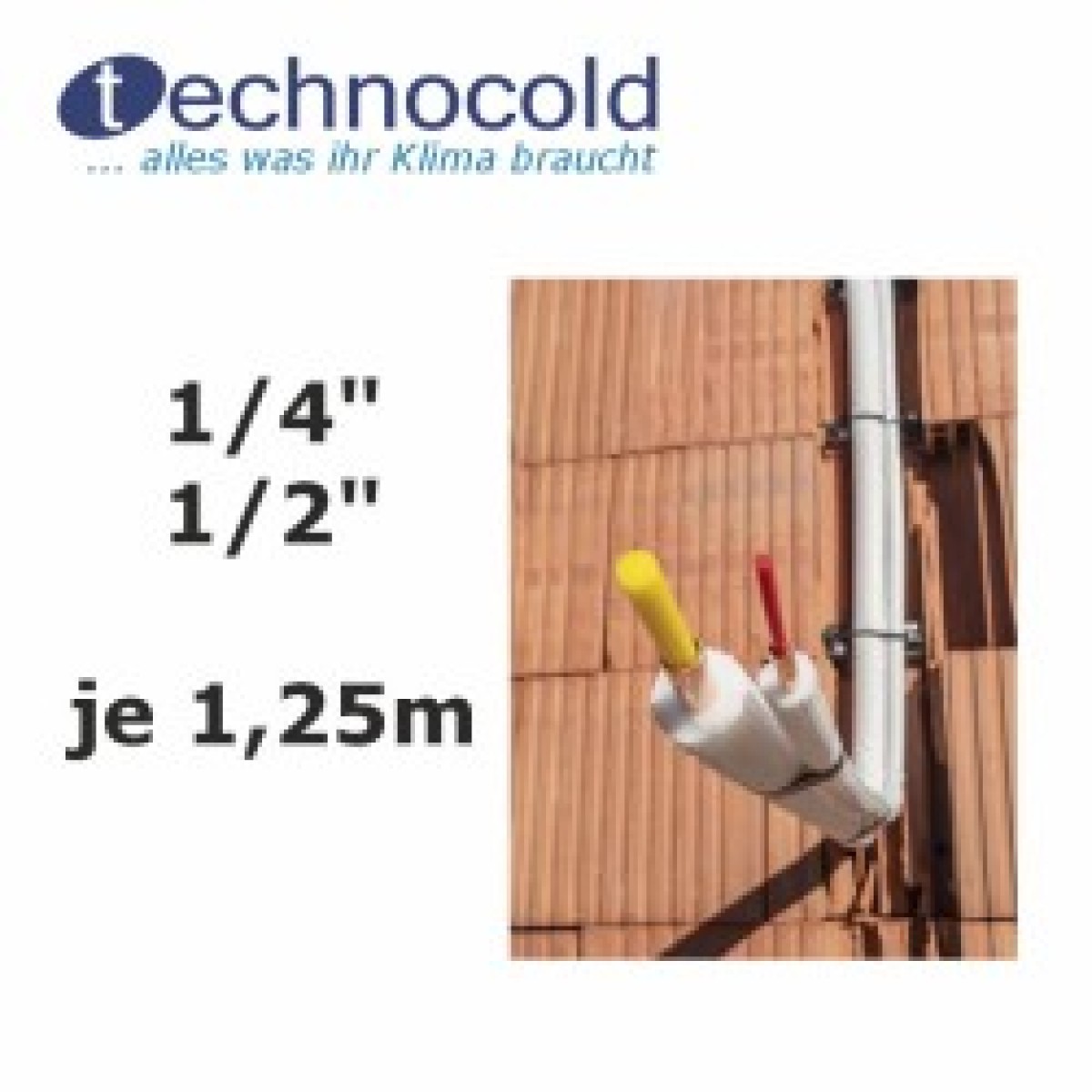 Biegeset für Kupferleitungen 1/4"" + 1/2"", 1,25 Meter