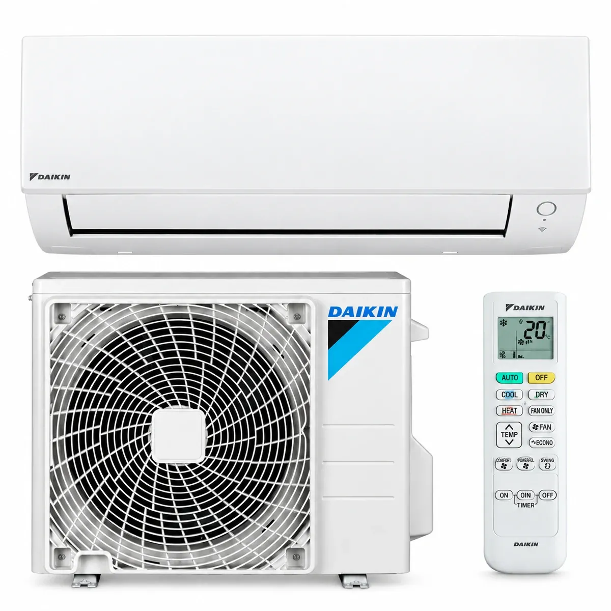 Daikin Sensira FTXF20F + RXF20F Single-Split Klimaanlage Set | 2,0 kW | R32 A++ Kühlen & Heizen