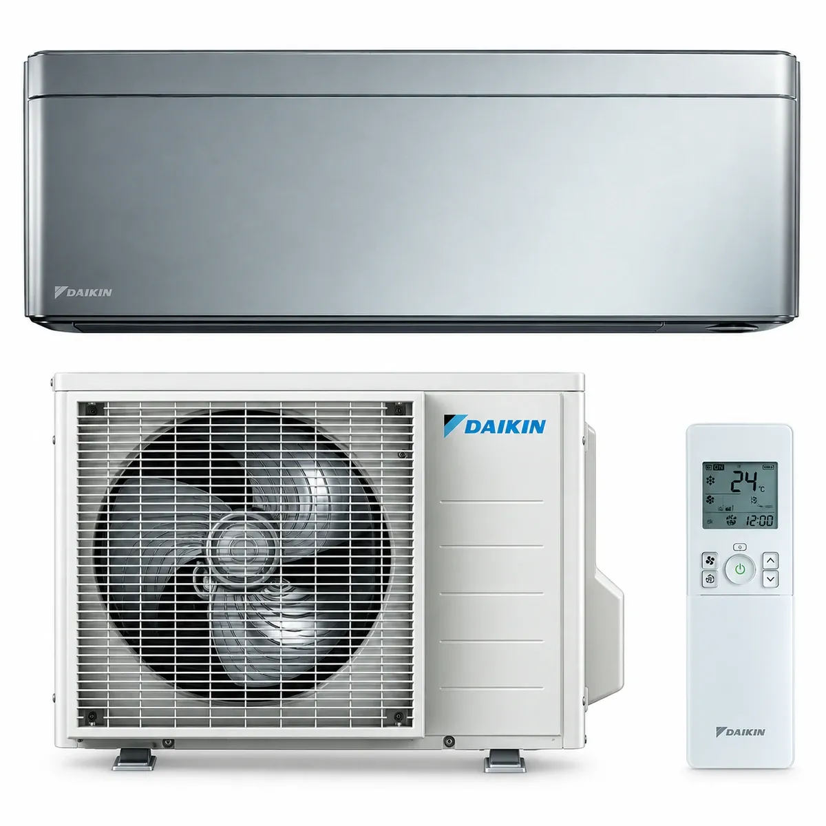 DAIKIN FTXA35BS + RXA35A9 Wandgerät Stylish R-32 SILBER - 3,4 kW