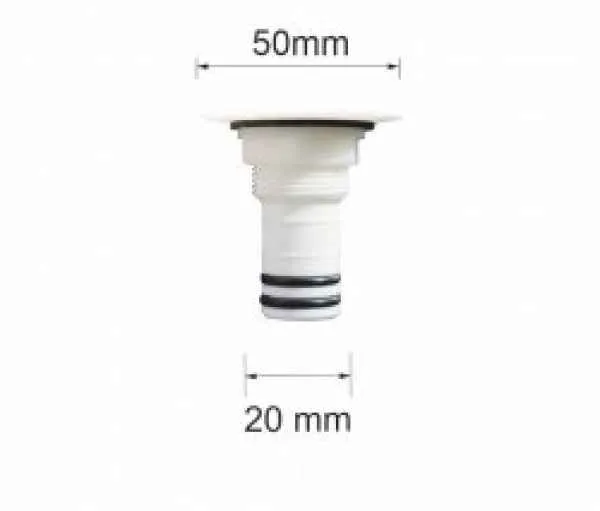 Behälteranschluss 1/2"" Außengewinde, 20 mm Schlauchanschluss
