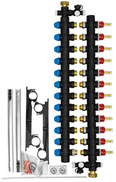 Heizkreisverteiler Kunststoff, RMX 1212-fach Verteiler, Maße 44 x 70 cmDAIKIN Heizkreisverteiler Kunststoff,RMX 12Typ: ECOLLECTRMX12A