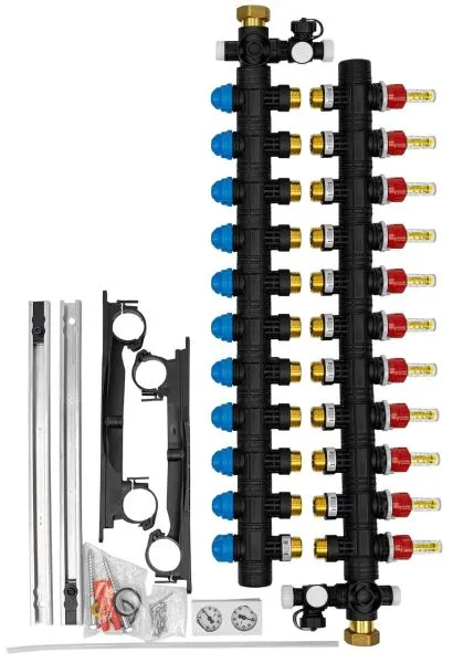 Heizkreisverteiler Kunststoff, RMX 1111-fach Verteiler, Maße 44 x 65 cmDAIKIN Heizkreisverteiler Kunststoff,RMX 11Typ: ECOLLECTRMX11A