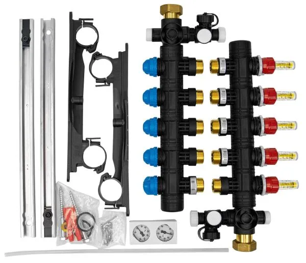 Heizkreisverteiler Kunststoff, RMX 55-fach Verteiler, Maße 44 x 35 cmDAIKIN Heizkreisverteiler Kunststoff,RMX 5Typ: ECOLLECTRMX5A