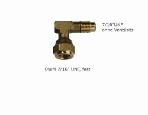 Schraubfitting Winkel-Stück, ER3-44, o. Schrader