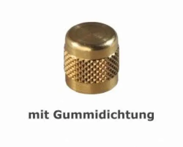 Schnellverschlusskappe 5/16"" SAE (1/2"" UNF) mit Dichtung, R410, R32