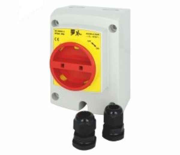 Reparaturschalter 20A, 4Pole, verriegelbar