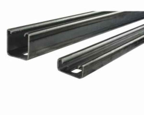 Montageschiene VA METSEC 41x21 mm, 2,5mm verzinkt, 2 Meter