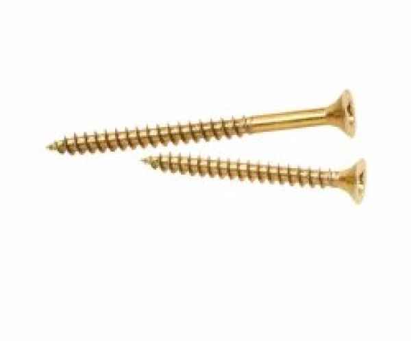 Klimas Spanplattenschraube 5,0x40, gelb verzinkt, PZ, 200 Stk.
