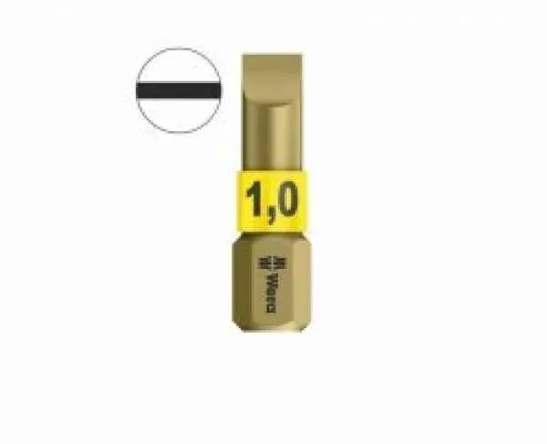 Wera 800/1 BDC Bit 1,2x6,5x25 Wera 800/1 BDC Bit 1,2x6,5x25