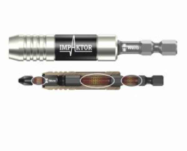 Wera 897/4 IMP Impaktor Halter mit Sprengring und Magnet