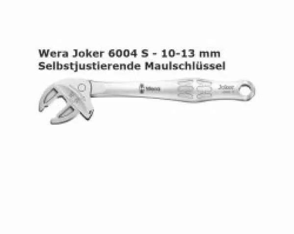 Wera Joker 6004 S selbstjustierender Maulschlüssel 10-13 mm Wera Joker 6004 S selbstjustierender Maulschlüssel 10-13 mm