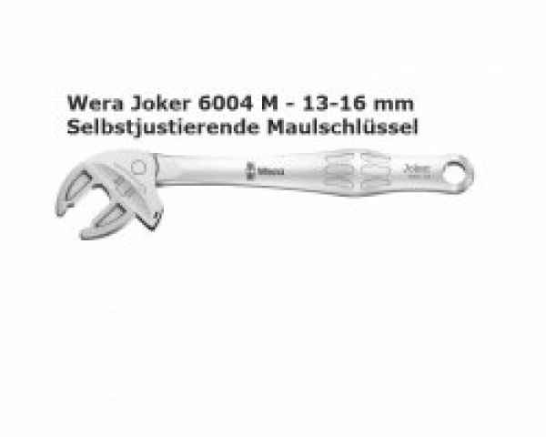 Wera Joker 6004 M selbstjustierender Maulschlüssel 13-16 mm