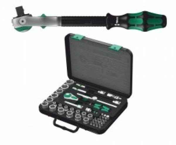 Wera  Zyklop Speed-Knarrensatz, 3/8""-Antrieb, metrisch, 43 tlg