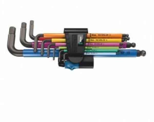 Wera 950/10 Hex-Plus HF 1 Multicolour Winkelschlüsselsatz, 9tlg