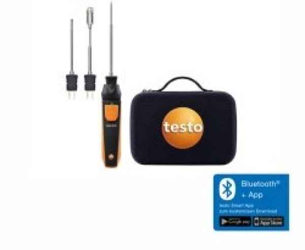 testo 915i Temperaturset, Thermometer mit 3x Fühlern und Smartphone Bedienung