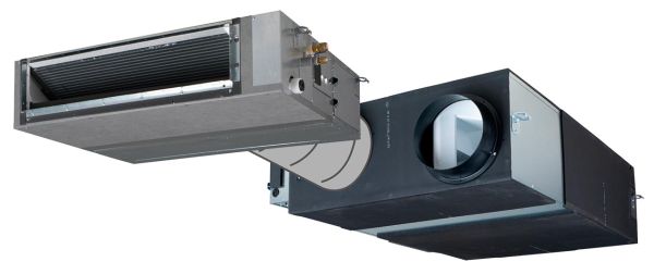 DAIKIN Wärmetauscherfür VAM EinheitenDAIKIN Wärmetauscherfür VAM EinheitenTyp: EKVDX32AAbmessungen Gerät HxBxT: 250x550x809 mmGewicht: 19 kgKältemittel Typ: R-32 / R-410ABetriebsbereich Kühlen: +35C TKBetriebsbereich Heizen: +11C TK