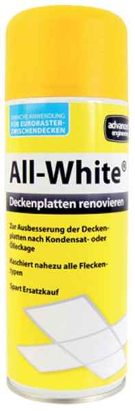 All-White Aerosolspray 400ml für Euroraster-Zwischendecken