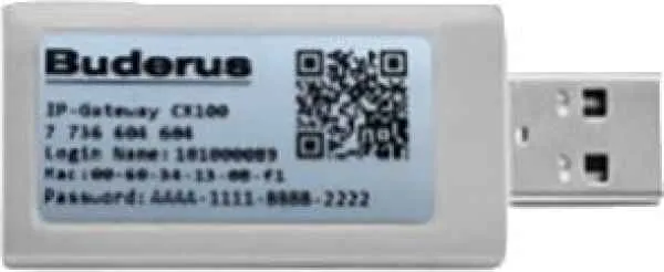 Logacool IP-Gateway CX100 Konnektivität zur App MyBuderus