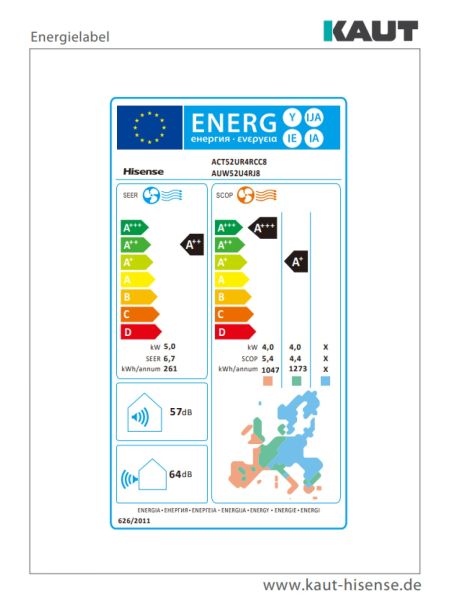 HISENSE Mini Kassettengerät ACT52UR4RCC8 - 5,2 kW