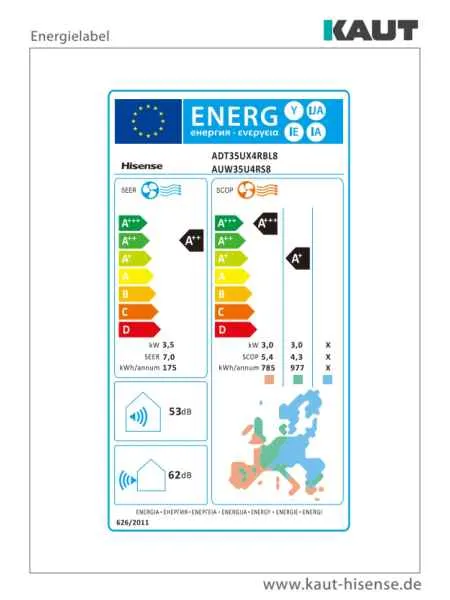 HISENSE Kanalgerät ADT35UX4RBL8 - 3,5 kW HISENSE Kanalgerät ADT35UX4RBL8 - 3,5 kW