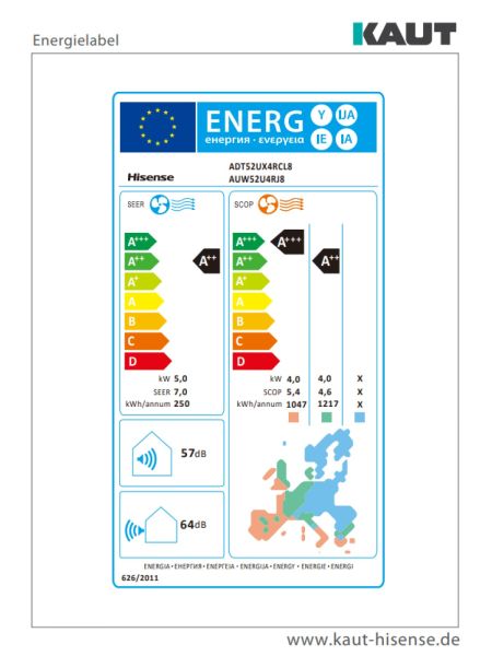 HISENSE Kanalgerät ADT52UX4RCL8 - 5,0 kW