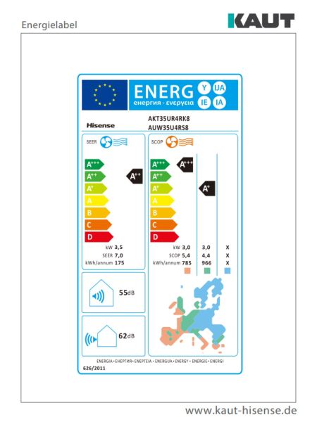 HISENSE BiFlow Truhengerät AKT35UR4RK4 - 3,5 kW